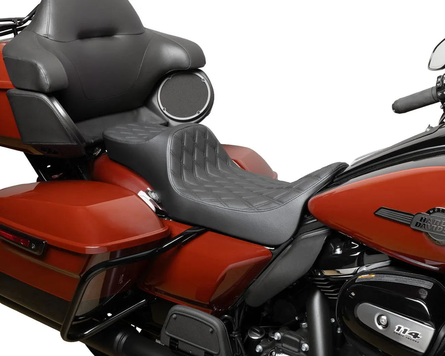 harley davidson touring [DRAG SPECIALTIES] – Predator III Sitz mit verlängerter Reichweite