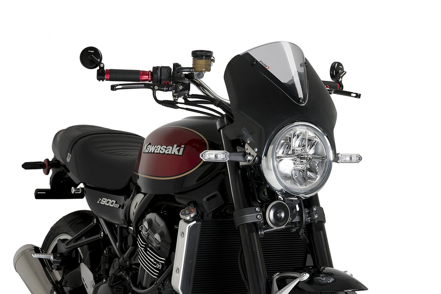 KAWASAKI Z 900 RS SE [2025] - PUIG Vision Windschild | Schwarz / Getönt | PUIG 024NH