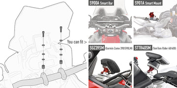 Honda Africa Twin 750 [1993–1995] – Montagekit für Smart Bar oder Smart Mount