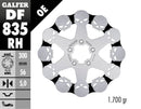 Harley-Davidson Vrscaw 1250 V Rod [2008, 2009-2010, 2010, 2009] - Fixed brake disc Skull - Image 2