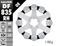 Harley-Davidson Vrscaw 1250 V Rod [2008, 2009-2010, 2010, 2009] - Fixed brake disc Skull - Image 6