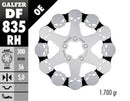 Harley-Davidson Vrscaw 1250 V Rod [2008, 2009-2010, 2010, 2009] - Fixed brake disc Skull - Image 6