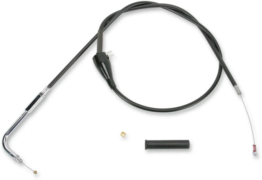 harley davidson flhri [DRAG SPECIALTIES] - Black vinyl throttle/idle cable