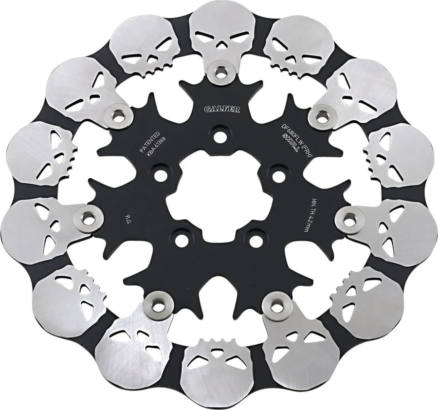 Harley-Davidson Xl 883 R Roadster [2004, 2009-2010, 2013] - Skull Bremsscheibe – Bild 2