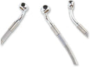 harley davidson flhtc [DRAG SPECIALTIES] - Stainless steel extended brake line kit-2