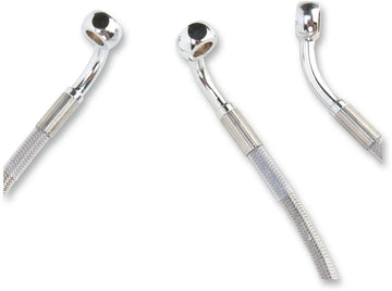 harley davidson flhtc [DRAG SPECIALTIES] - Stainless steel extended brake line kit - 0