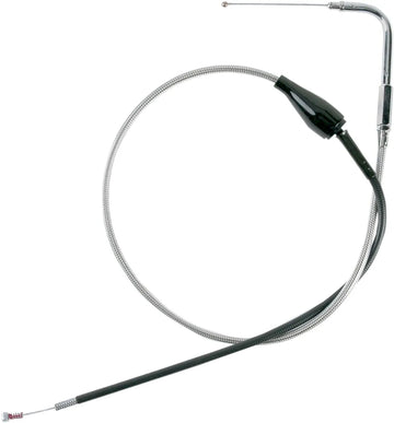 harley davidson flhtcui [DRAG SPECIALTIES] – Edelstahl-ummanteltes Leerlaufkabel