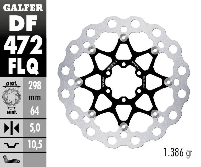 Yamaha XJR 400 [2000] - Cubiq floating brake disc – picture 2