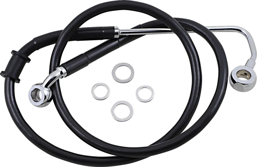 harley davidson fxsb [DRAG SPECIALTIES] - Extended stainless steel brake line
