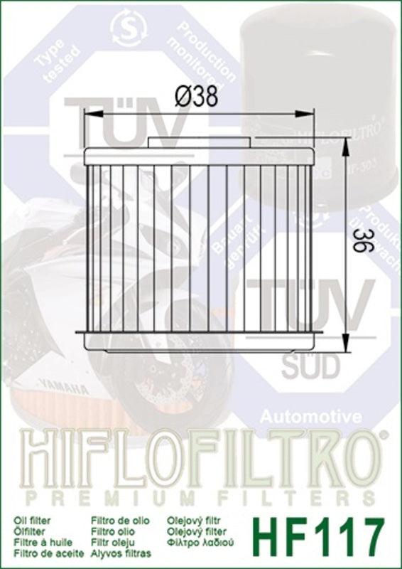 Honda CRF 1100 Africa Twin SD08 [HIFLOFILTRO] - Ölfilter