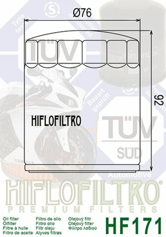 Harley-Davidson Low Rider S FXLRST [HIFLOFILTRO] - Ölfilter