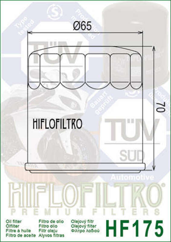 Indian Springfield SPRING [HIFLOFILTRO] - Ölfilter