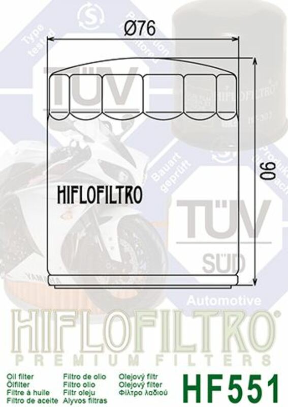 Moto Guzzi Stelvio 1200 [HIFLOFILTRO] - Ölfilter
