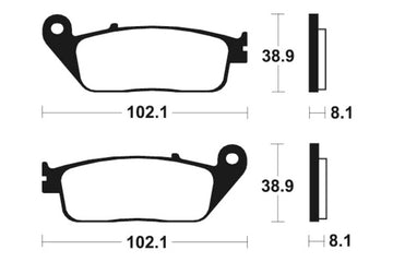 Triumph Tiger 885i [Tecnium] - Organic brake pads - 0