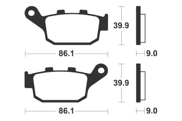 Honda CMX 1100 Rebel SC83 [TECNIUM] - Sintermetall Bremsbeläge - 0
