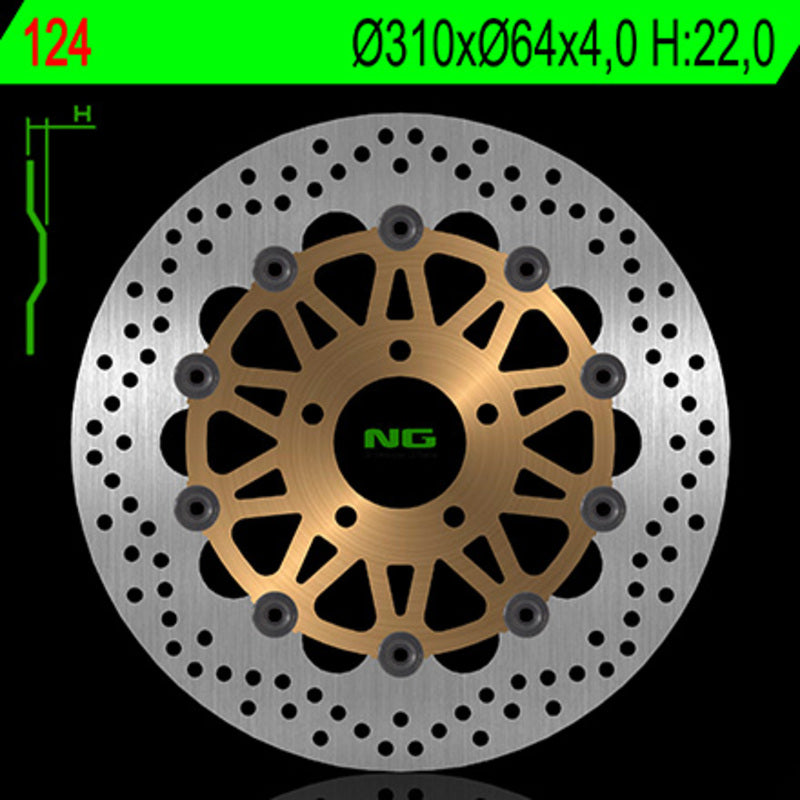 Suzuki Gsx-R [NG BRAKE DISC] - round floating brake disc