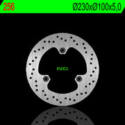 Kawasaki Gpz 500 [NG BRAKE DISC] - round rigid brake disc