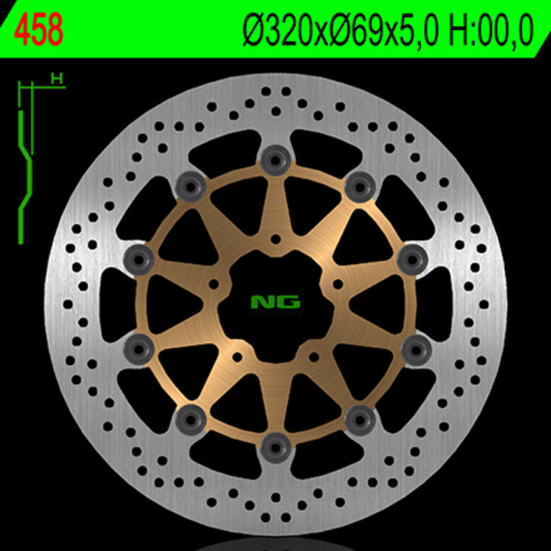Suzuki Gsx-R 1300 Hayabusa [NG BRAKE DISC] - round floating brake disc