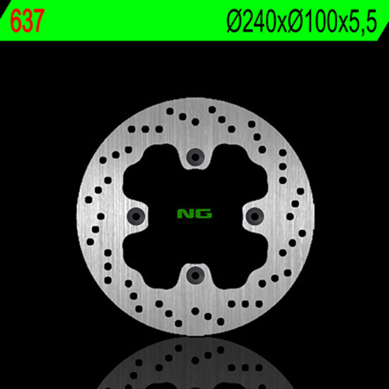 Kawasaki Zr [NG BRAKE DISC] - round rigid brake disc