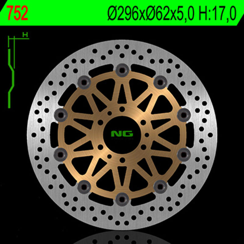 Honda Ctx 1300 [NG BRAKE DISC] - Bremsscheibe schwimmend rund