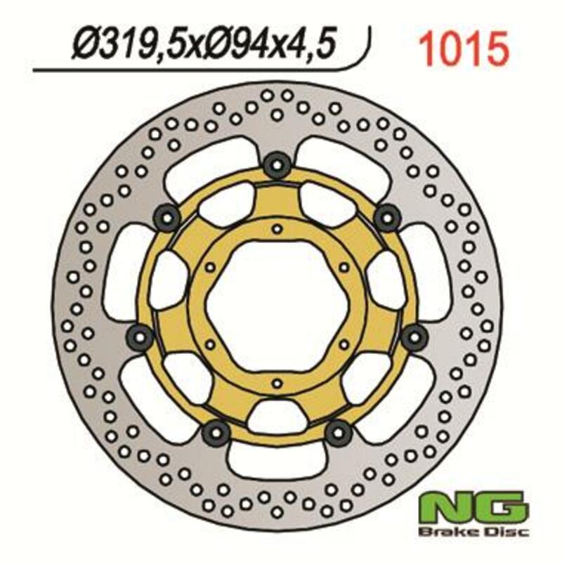 Honda Vtr 1000 [NG BRAKE DISC] - Bremsscheibe schwimmend rund