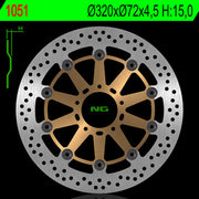 Default Title Ducati 749 [NG BRAKE DISC] - Bremsscheibe schwimmend rund