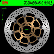 Default Title Aprilia Rs 457 [NG BRAKE DISC] - Bremsscheibe schwimmend rund