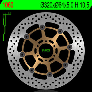 Moto Guzzi Stelvio 1200 8V [NG BRAKE DISC] - Bremsscheibe schwimmend rund