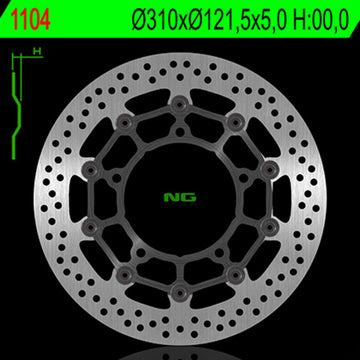 Suzuki Gsx-S 750 [NG BRAKE DISC] - round floating brake disc