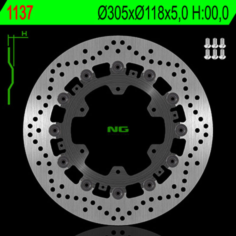 Bmw R 1100 R 259 [NG BRAKE DISC] - Bremsscheibe schwimmend rund