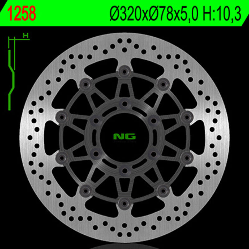 Triumph Speed ​​Triple [NG BRAKE DISC] - round floating brake disc