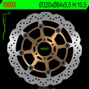 Default Title Aprilia Sl 1000 [NG BRAKE DISC] - Wave floating brake disc