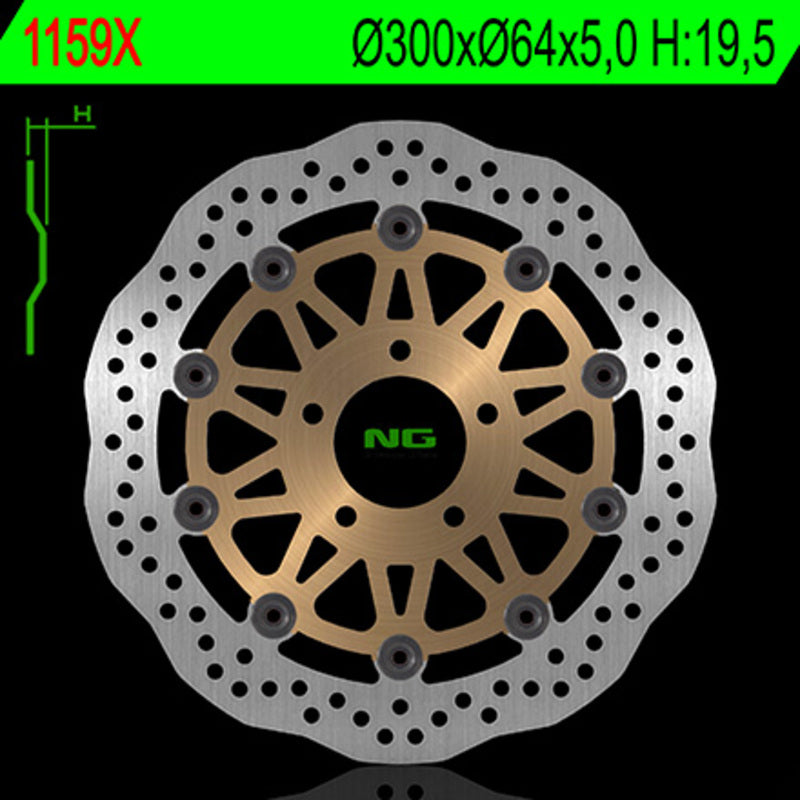 Suzuki Inazuma [NG BRAKE DISC] - Bremsscheibe Wave schwimmend