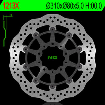 Kawasaki Versys 1000 [NG BRAKE DISC] - Bremsscheibe Wave schwimmend