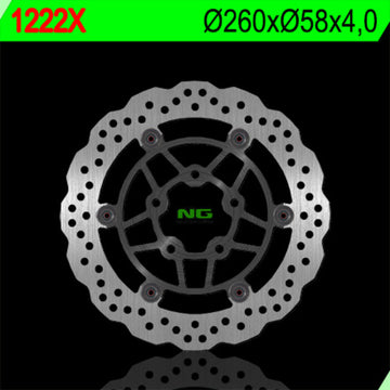 Kawasaki J 125 [NG BRAKE DISC] - Bremsscheibe Wave schwimmend