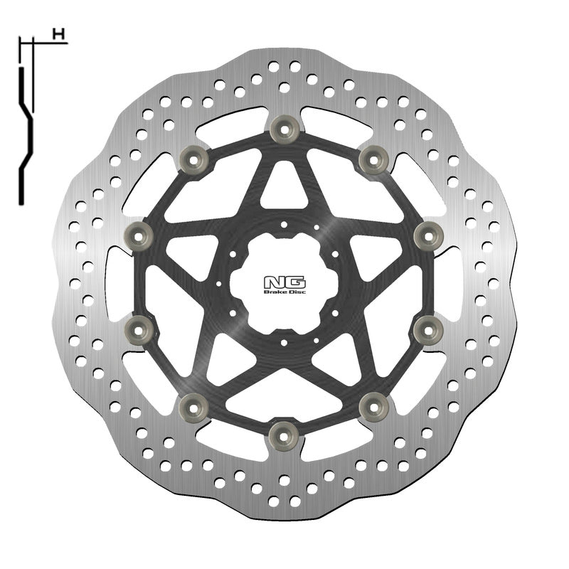 Honda Crf 1100 [NG BRAKE DISC] - Bremsscheibe Wave schwimmend