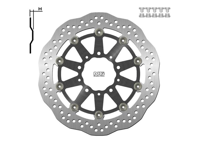 Kawasaki Versys 650 [NG BRAKE DISC] - Bremsscheibe Wave schwimmend