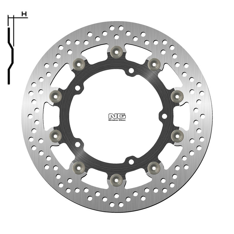 Yamaha Niken [NG BRAKE DISC] - Bremsscheibe schwimmend rund