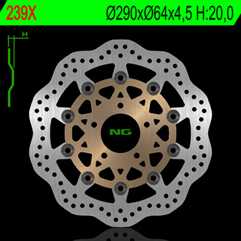 Suzuki Gsx 600 [NG BRAKE DISC] - Wave floating brake disc