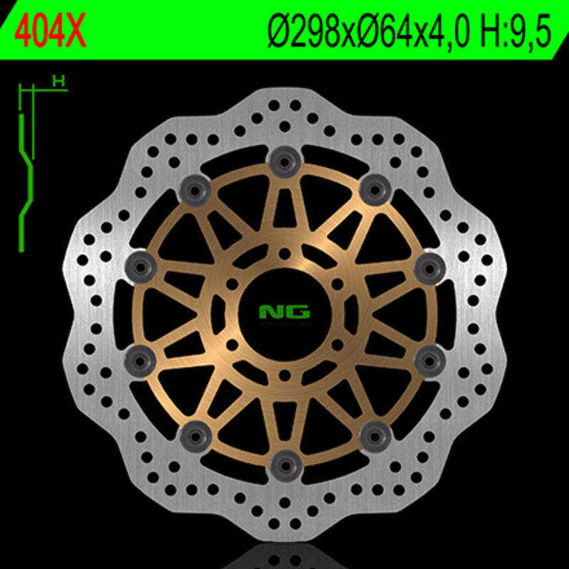 Aprilia Rst 1000 Futura [NG BRAKE DISC] - Bremsscheibe Wave schwimmend