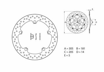 BMW R 1250 GS K50 [BREMBO] - Bremsscheibe