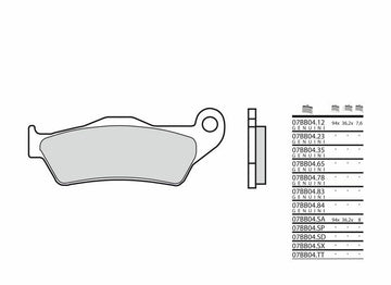 Moto Guzzi Norge 1200 [BREMBO] - Bremsbeläge
