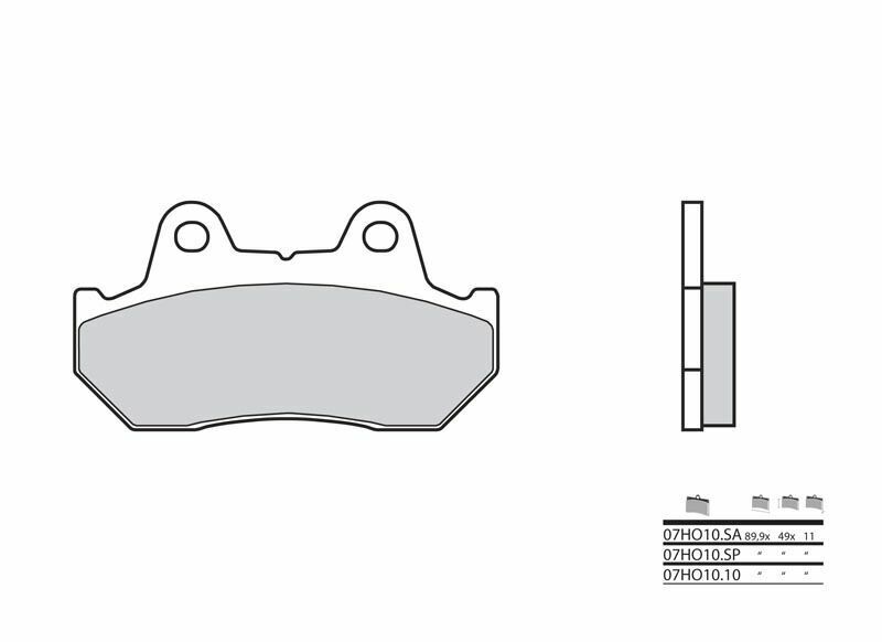 Honda XLV 750 R [BREMBO] - Bremsbeläge