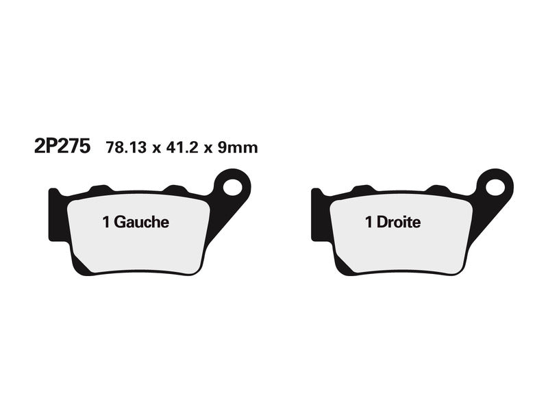 KTM 620 Adventure LC4 [Nissin] - semi -metallic brake pads