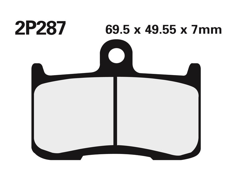 Suzuki GSX-S750 GSXS750 [NISSIN] - Sintermetall Bremsbeläge