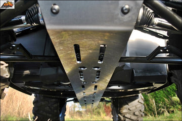 CAN-AM OUTLANDER L MAX 450 EFI [2015-2016] - Center skid plate - Aluminum 6 mm Can-Am Outlander Max 500L