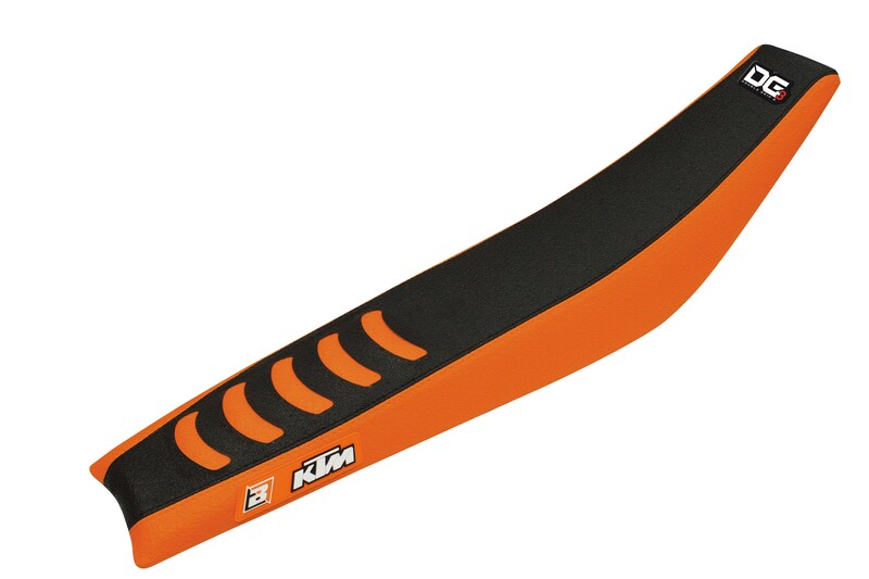 Ktm 520 Exc [BLACKBIRD] - Seat cover Blackbird Double Grip 3 black/orange KTM