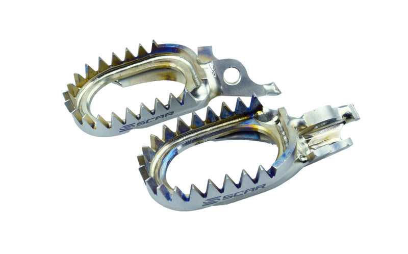 Kawasaki Kx 250 [SCAR] - self-cleaning titanium footrests