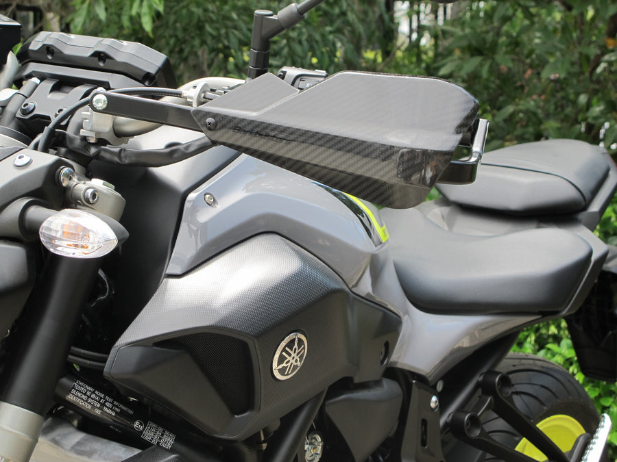 Beta RR 300 2 T Enduro [2017-2019] - Carbon Handschützer Echtes Carbon Fiber