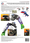 Ktm 890 Duke R [ACCESS DESIGN] - license plate holder at wheel height black KTM Duke 790/890